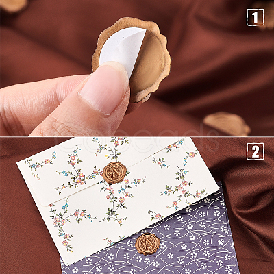 Adhesive Wax Seal Stickers DIY-CP0002-86A-1