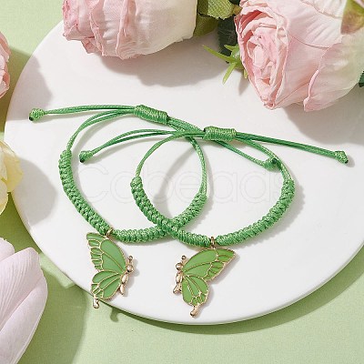 Alloy Enamel Pendants Bangles BJEW-JB09966-04-1