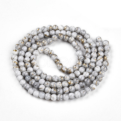 Baking Paint Glass Beads X1-DGLA-N003-6mm-B01-1
