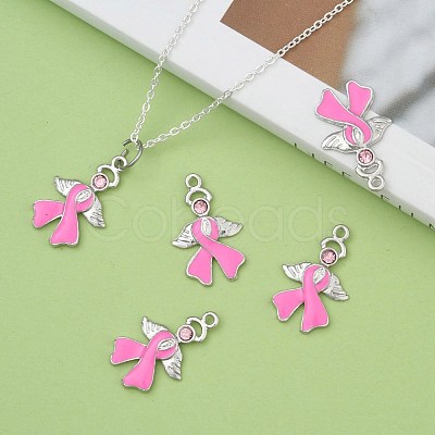 October Breast Cancer Pink Awareness Ribbon ENAM-D001-2-1