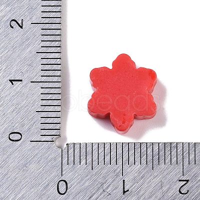 Opaque Christmas Theme Resin Cabochons RESI-H162-06F-1