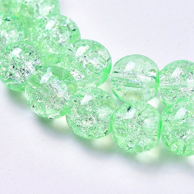 Crackle Glass Beads Strands CCG-Q001-8mm-A28-1