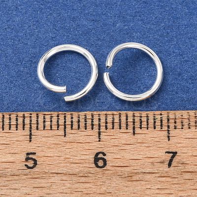 Brass Open Jump Rings KK-G604-08S-05-1