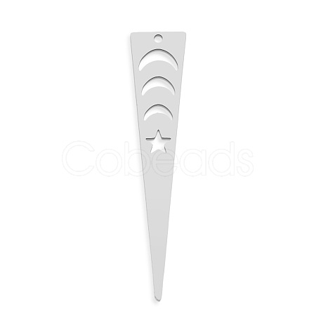 Non-Tarnish 201 Stainless Steel Pendants STAS-S105-LA739-1-1