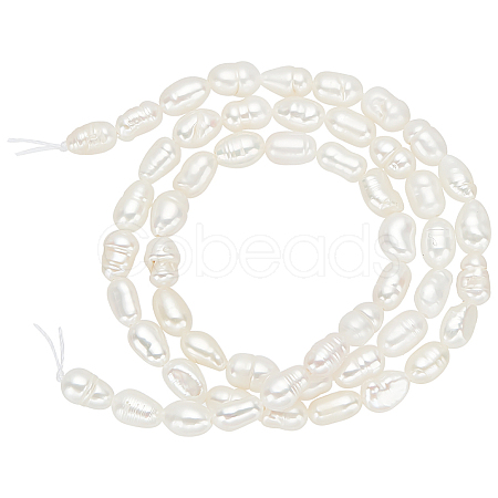 1 Strand Natural Cultured Freshwater Pearl Beads Strands PEAR-PH0001-16-1