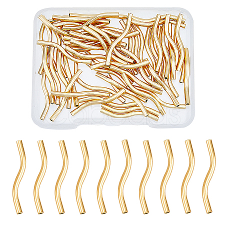 Brass Tube Beads KK-DC0001-73-1
