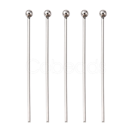 Tarnish Resistant 304 Stainless Steel Ball Head Pins STAS-K146-045-30x0.7mm-1