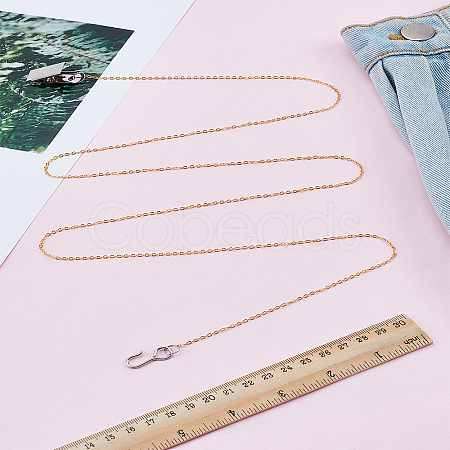 Brass Chain Zipper Helpers HJEW-LP00028-1