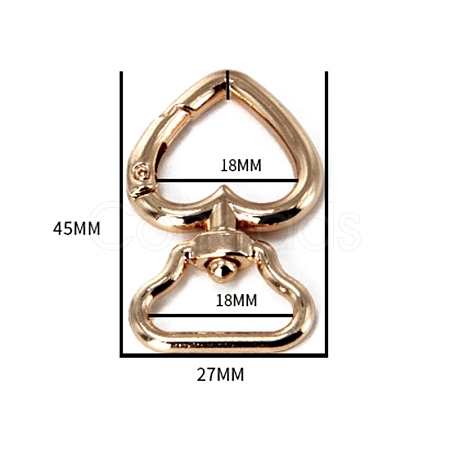 Zinc Swivel Clasps PW-WG33500-02-1