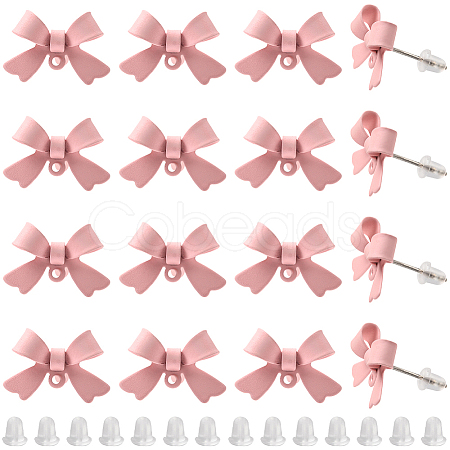 32Pcs Alloy Stud Earring Findings FIND-BBC0005-28B-1