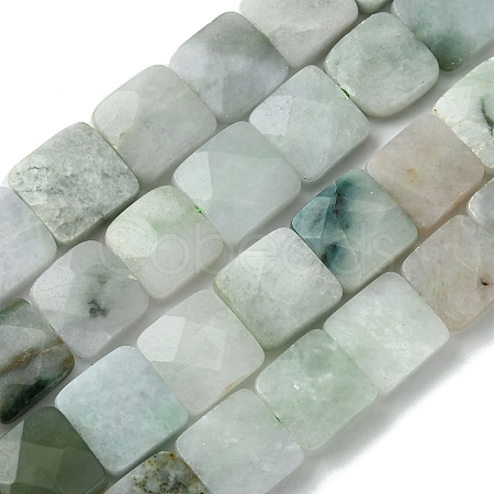 Natural Myanmar Jadeite Beads Strands G-A092-C01-03-1