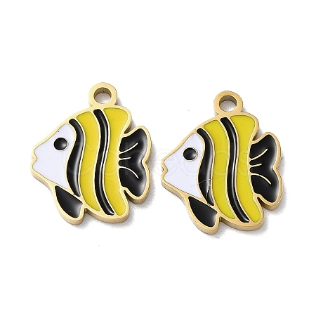 Ion Plating(IP) 304 Stainless Steel Pendants STAS-C083-10G-01-1