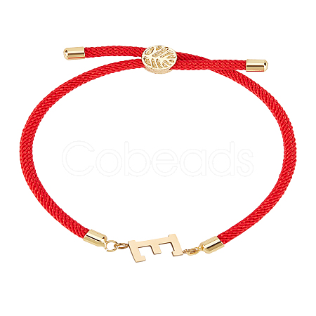 1Pc Adjustable Nylon Cord Slider Bracelets for Women BJEW-LP0001-32E-02-1