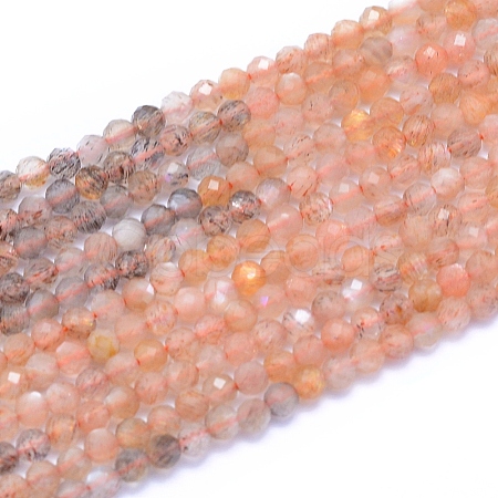 Natural Multi-Moonstone Beads Strands G-I279-E13-01-1