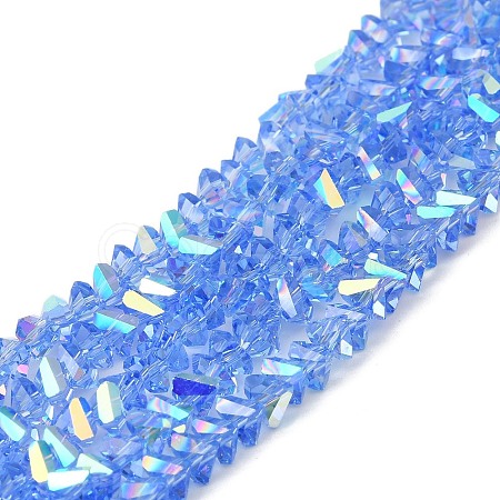 Transparent Glass Beads Strands EGLA-P061-04A-AB01-1