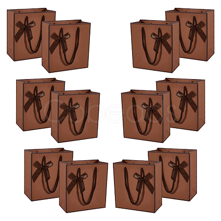 Rectangle Paper Gift Storage Bags with Handle CARB-WH0017-13C-1