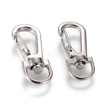 Alloy Swivel Lobster Claw Clasps PALLOY-T010-06P-1