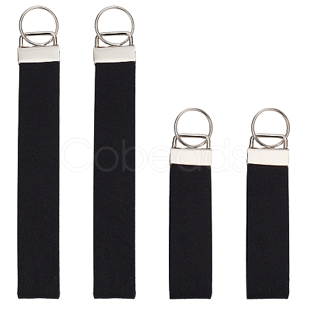 4Pcs 2 Styles Felt Keychain Clasps FIND-GF0009-68-1