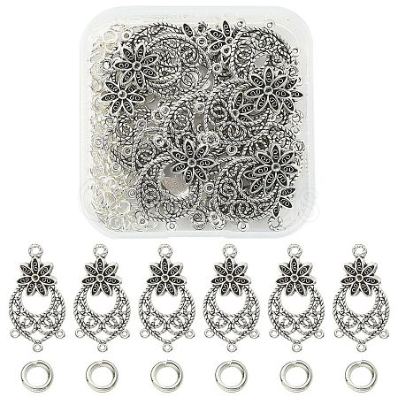 20Pcs Tibetan Style Alloy Chandelier Component Links FIND-YW0003-25-1