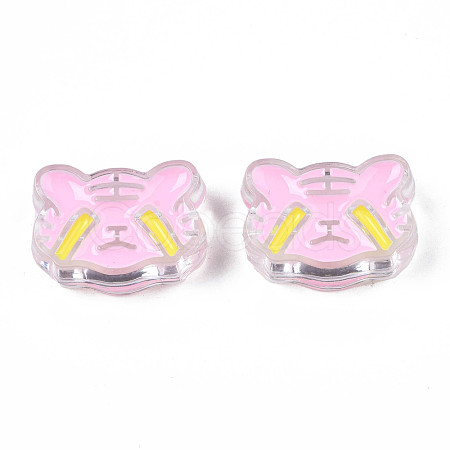 Transparent Acrylic Beads ACRC-T002-01C-1
