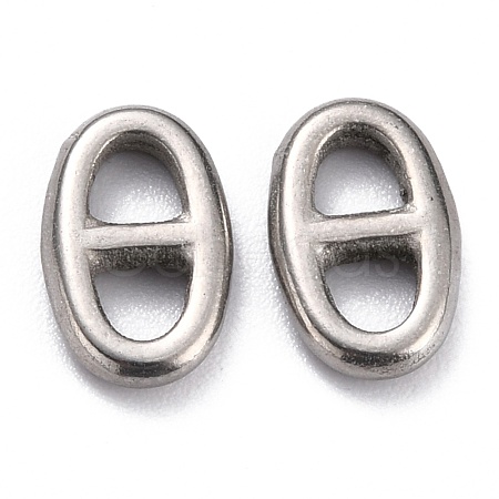 Non-Tarnish 304 Stainless Steel Connector Charms X-STAS-H140-01B-P-1