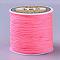 Nylon Thread, Chinese Knotting Cord, Hot Pink, 0.8mm, about 109.36 yards(100m)/roll