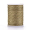 Polyester Metallic Thread, Goldenrod, 1mm, about 7.65 yards(7m)/roll