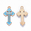 Alloy Enamel Pendants ENAM-S121-059B-1