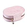 Italian Velvet Double Layers Jewelry Set Storage Zipper Boxes CON-G023-10-3