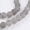 Natural Grey Agate Bead Strands X-G-H055-8mm-3