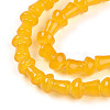 Baking Paint Glass Beads Strands DGLA-N007-01F-3
