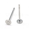 Non-Tarnish 304 Stainless Steel Stud Earring Findings X-STAS-E025-8-2