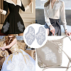 Flower Polyester Embroidery Sew on Appliques PATC-WH0012-32C-5