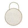 Iron Grid Shape Wall Mount Earring Display ODIS-P010-02G-3