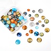 Luminous Glass Cabochons GLAA-SZ0001-13-6