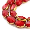 Electroplate Glass Beads Strands EGLA-G037-03A-HP02-3