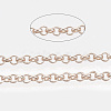 Soldered Brass Coated Iron Rolo Chains CH-S125-08A-RG-1