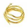 Adjustable Iron Snake Wrap Bangles BJEW-U004-03A-G-3