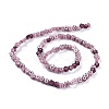 Handmade Millefiori Glass Bead Strands LAMP-J035-4mm-10-3