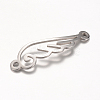 Non-Tarnish 201 Stainless Steel Links connectors X-STAS-S059-09B-1