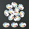 Opaque Resin Pendants CRES-YW0001-09-1