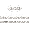 Tarnish Resistant 304 Stainless Steel Textured Cable Chains STAS-B040-02P-2