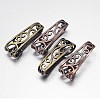 Rack Plating Brass Twister Clasps KK-E739-13-NF-1