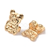 Brass Ear Nuts FIND-WH0133-06G-1