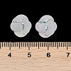 Frosted Transparent Acrylic Beads OACR-P029-16B-01-3