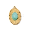 Natural Mixed Gemstone Pendants STAS-P394-06G-2