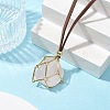 3Pcs 3 Style Crystal Holder Cage Necklace NJEW-JN04586-4