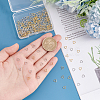 240Pcs 2 Colors Brass Triangle Linking Ring KK-PH0005-19-3