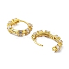 Rack Plating Brass Micro Pave Cubic Zirconia Hoop Earrings for Women EJEW-A038-06G-01-2