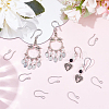 120Pcs 304 Stainless Steel Earring Hooks STAS-BBC0004-28-4